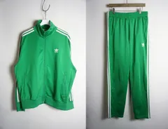 adidas アディダス FIREBIRD TT ジャージ ファイヤーバード トラックトップ ジャケット パンツ セットアップ GN3512 緑 サイズ 2XL 106P★4