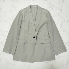 theory luxe】 ダブルブレストジャケット ライトグレー - メルカリ