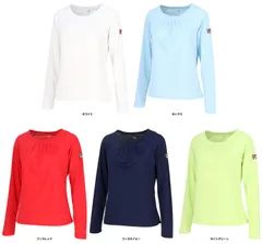 フィラ FILA テニス 長袖ゲームシャツ  VL2822 20 フィラネイビー