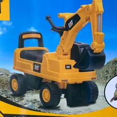 【新品】CAT ショベルカー 乗用玩具 （ 正規ライセンス はたらく車 キャタピラー ショベル 工事車両 ハイクオリティ品  足けりおもちゃ 乗り物  動く プレゼント 贈り物 誕生日）
