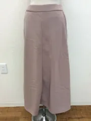 KOBE LETTUCE タグ付き！ 淡いラベンダー色の厚手スカート ウエストハーフゴム