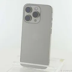 〔中古品〕 iPhone15 Pro 256GB ナチュラルチタニウム MTUF3J／A SIMフリー【349】