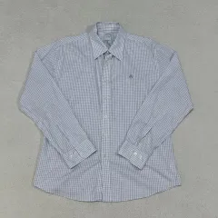 L ブルックス ブラザーズ グレー チェック 長袖 シャツ 1125