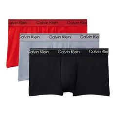 カルバンクライン：MICRO STRETCH ローライズボクサーパンツ 3PK (ブラック／スリート／アドレナリンラッシュ)