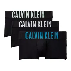 カルバンクライン：INTENSE POWER MICRO ローライズボクサーパンツ 3PK (ブラック W：ホワイト／ティールブリーズ／フォレストフリーズLO)