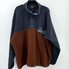 21FW patagonia パタゴニア Synchilla(シンチラ) スナップ-T ダーク グレー/ブラウン