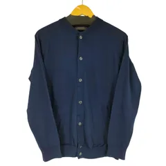 ナノユニバース NANO universe Wrinkle free クルーネックカーディガン メンズ L