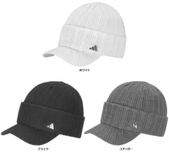 アディダス adidas ゴルフ COLD.RDY バイザーニットキャップ メンズ CAP 帽子 ニット バイザーニットキャップ 保温 吸湿 フリース サンバイザー ゴルフウェア ゴルフコース  JTY47 IM6392 コアヘザー