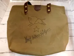 IL BISONTE イルビゾンテ トートバッグ キャンバス カーキ グリーン 