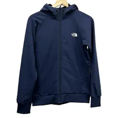 THE NORTH FACE(ノースフェイス) パーカー サイズL レディース APEX Thermal Hoodie NPW71707 ネイビー×白 長袖
