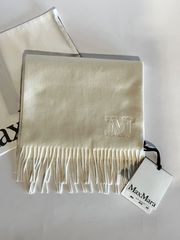 新品未使用 MaxMara カシミヤマフラー ミントグリーン フリンジ付き