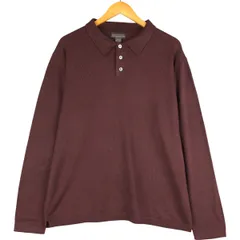 古着 バナナリパブリック BANANA REPUBLIC ポロニットセーター メンズL相当/eaa602405
