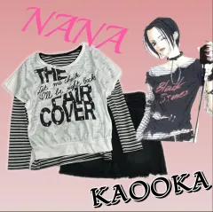 日本 ヴィンテージ Y2K なな 様の練習室 コーデ パンク ブラック デニム レイヤード コーディネートセット