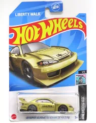【中古】ミニカー 1/64 LB SUPER SILHOUETTE NISSAN SILVIA S15(ゴールド) 「Hot Wheels HW MODIFIED」 [HKK47]