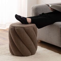 ブラウン カヌレ型 スツール 耐荷重80kg カヌレ - メルカリ