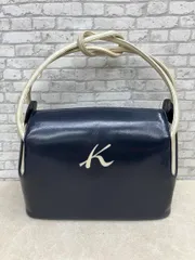 KITAMURA motowachi キタムラ ハンドバッグ ショルダーバッグ レディース鞄 フロントロゴ ネイビー