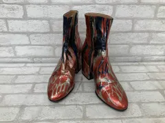 【再最終値下げ】DRIES VAN NOTEN ジャガードブーツ　36 1/2 レザーバイカーブーツ - 秋冬メンズ | Dries Van Noten