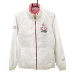 パーリーゲイツ 4WAY中綿リバーシブルジャケット レッド 裏ネイビー