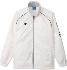 チャンピオン Champion ウィンドブレーカージャケット アウター 上着 フルジップ 防寒 撥水 保温 防風 裏起毛 部活 練習 トレーニング クラブ チームウェア メンズ レディース  C3YSC16 010 ホワイト