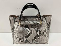 COACH ハンドバッグ ショルダーバッグ 2way パイソン柄 マルチカラー