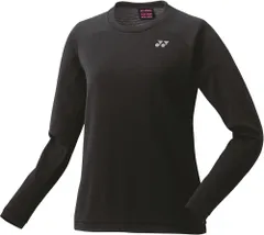 ヨネックス YONEX テニス ウィメンズロングスリーブ Tシャツ ウエア トップス 長袖 ロングスリーブ 練習 トレーニング 部活 クラブ 学生 学校 防寒 冬 レディース 女性 大人  16667 007 ブラック