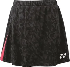 ヨネックス YONEX テニス ウィメンズスカート インナースパッツ付 硬式 軟式 スコート ゲーム 試合 練習 トレーニング UVカット 吸汗速乾 ストレッチ ポケットなし レディース 女性  26115 007 ブラック