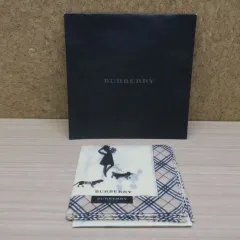 ＜未使用品＞BURBERRY ハンカチ 犬 女性 ドッグ 散歩