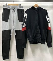 ハイドロゲン ジャージ セットアップ 上下 ホワイト×ブラック L スカル