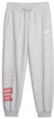 プーマ PUMA PUMA POWER カラーブロック スウェットパンツ ウィメンズ ジョガーパンツ ロングパンツ 長ズボン 防寒 保温 ジム 通勤 通学 部屋着 レディース  678404 04 LIGHTGRYHE