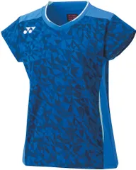 ヨネックス YONEX テニス ウィメンズゲームシャツ フィットシャツ Tシャツ トップス 半袖 トーナメント ツアー ゲーム 試合 練習 トレーニング 吸汗速乾 ストレッチ レディース 女性  20720 002 ブルー