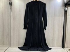 極美品 24年♡セオリーリュクス ボウタイロングワンピース マキシ丈