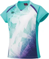 ヨネックス YONEX テニス ウィメンズゲームシャツ Tシャツ ウエア トップス 半袖 トーナメント ツアー ゲーム 試合 練習 トレーニング 吸汗 速乾 ストレッチ レディース 女性 大人  20787 048 ウォーターグリーン