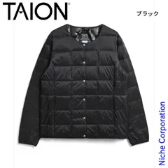 【新品】 ダウンジャケット タイオン ウィメンズ ベーシック クルーネックボタン インナーダウンジャケット TAION-W104 ウェア アウター アパレル アウトドア レディース