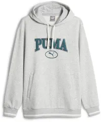 プーマ PUMA PUMA SQUAD フーディースウェット FL メンズ パーカー トレーナー トップス 長袖 カレッジ スウェット 裏起毛 防寒 保温 フィットネス ジム  678401 04 LIGHTGRYHE