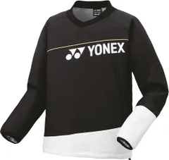 ヨネックス YONEX テニス ユニ中綿Vブレーカー アウター ジャージ ウインドブレーカー トップス 長袖 防寒 冬 練習 トレーニング 部活 クラブ 学生 学校 メンズ レディース  90081 007 ブラック