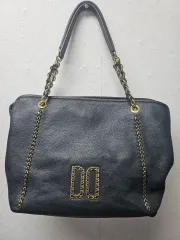 ダックス チェーン ショルダーバッグ グレー