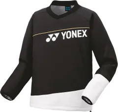 ヨネックス YONEX テニス ジュニア中綿 V ブレーカー トップス アウター ジャージ ウエア 長袖 ロングスリーブ トレーニング 練習 吸汗 速乾 防寒 冬 キッズ クラブ 小学生 通学  90081J 007 ブラック