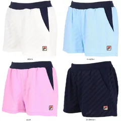 フィラ FILA テニス ショートパンツ レディース ウィメンズ テニス パンツ ショートパンツ ゲームウェア 部活 テニスウェア メッシュ 通気性   VL2868 20 フィラネイビー