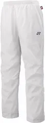 ヨネックス YONEX テニス ジュニア裏地付ウィンドウォーマーパンツ ロングパンツ ボトムス トレーニング ウォームアップ ウィンドブレーカー 部活 クラブ ヒートカプセル 制電 反射 撥水  80095J 011 ホワイト