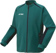 ヨネックス YONEX テニス メンズニットウォームアップシャツ ジャケット ジャージ アウター トップス 長袖 練習 トレーニング 部活 クラブ UVカット 吸汗速乾 ストレッチ 制電 男性  51045 648 アンティークグリーン