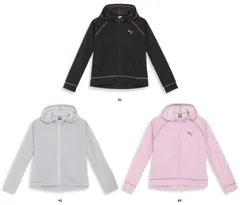 プーマ PUMA レディース PUMA MOTION フルジップ フーデッド ジャケット  680720 01 プーマ ブラック