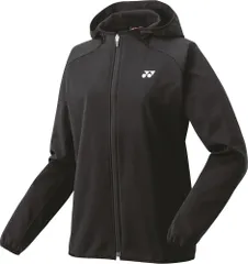 ヨネックス YONEX テニス ウィメンズウォームアップパーカー ジャケット ジャージ アウター 長袖 練習 トレーニング 部活 クラブ ヒートカプセル ストレッチ 制電 女性 レディース  58105 007 ブラック