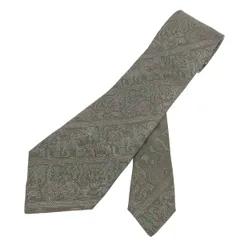 HERMES エルメス ネクタイ  シルク１００％/総柄    ブラウン メンズ / 243001003850