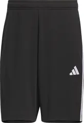 アディダス adidas スリーストライプス レギュラーフィット ダブルニット ショーツ ハーフパンツ 半ズボン メンズ 男性用 ヒップポケット付き レギュラーフィット トレーニング  JZR04 JV6994 ブラック