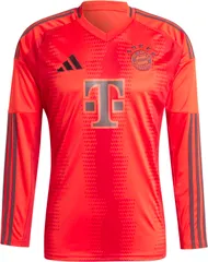 アディダス adidas サッカー FC バイエルン ミュンヘン ホーム レプリカ 長袖ユニフォーム  JTB70 IT2254 レッド