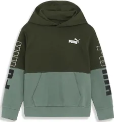 プーマ PUMA PUMA POWER カラーブロック フーディースウェット キッズ パーカー トレーナー トップス プルオーバー 長袖 レジャー 通学 ジュニア 子供 ボーイズ  678570 31 マートル
