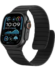 ★磁気シリコンバンド コンパチブル Apple Watch 46mm(Series11/10) 49mm 45mm 44mm 42mm コンパチブル iWatch スポーツループ 男女兼用 軽量ベルト