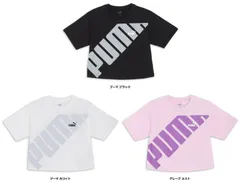 プーマ PUMA レディース PUMA POWER MX SS クロップド Tシャツ  681078 02 プーマ ホワイト