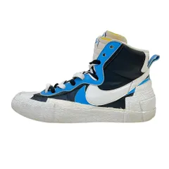 ナイキ NIKE ×サカイ sacai  BLAZER MID BLACK / BLUE ブレーザーミッド ブラック/ブルー 黒 青 US8.5 26.5cm スニーカー 1223 メンズ