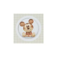 【メール便】ミッキーマウス メモ帳 窓付きスクエアメモ Nuiパン ディズニー サンスター文具 伝言メモ メモパッド キャラクター グッズ 